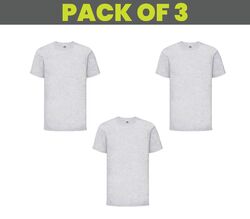 Pack 5 & 3 Fruit of the Loom T-Shirt Kinder Wertgewicht schlichtes Oberteil Kinder SS031