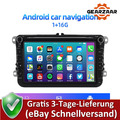 8" Autoradio Android 12 Carplay GPS Navi Für VW GOLF 5 6 Passat Polo DE