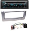 Kenwood Bluetooth DAB CD MP3 USB Autoradio für Fiat Punto Grande Punto ab 05 gra