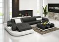 Ecksofa Leder Sofa Couch Polster Eck Sitz Wohnlandschaft Garnitur L-Form Sofas