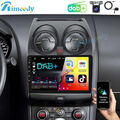 DAB+ Für Nissan Qashqai J10 2007-2016 GPS Navi Autoradio Android 13 Carplay WIFI