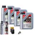 Motoröl 5W30 LIQUI MOLY 4L+HENGST Ölfilter+Spülung+Cera Tec+Ölablassschraube