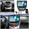 4G+64G Android 13 Carplay DAB+ Autoradio Für Toyota Aygo Peugeot 107 Citroen C1