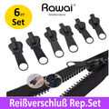 Reißverschluss 6x Reparatur Set Zipper Ersatz Anhänger Schieber Verschluss GUT