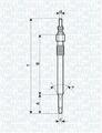 MAGNETI MARELLI 062900050304 Diesel Glühkerze