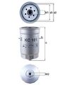 MAHLE (KC 101) Kraftstofffilter für HYUNDAI KIA