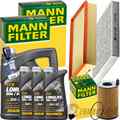 MANN INSPEKTIONSPAKET+8L MANNOL 507 5W-30 ÖL passend für AUDI Q7 4LB 3.0 TDI