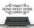 Zuhause Wandtattoo Home Sweet Home Flur Sticker Wandaufkleber Spruch Bild 3