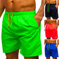 Badeshorts Schwimmhose Schwimmshort Badehose Shorts Aufdruck Herren BOLF Basic