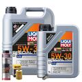 Motoröl 5W30 LIQUI MOLY 6L+HENGST Ölfilter+Ölschlammspülung+Ölablassschraube