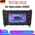 Für Mercedes-Benz C/CLK/CLC Klasse W203 W209 Autoradio Android 13 GPS Nav WIFI