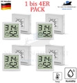 Digital Thermo-Hygrometer Thermometer Luftfeuchtigkeit 1-4er PACK