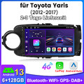 6+128G 8-Kern Für Toyota Yaris 2011-2018 Autoradio Android13 Carplay GPS NAVI FM