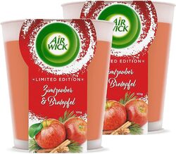 Air Wick Wohlfühl-Duftkerze Zimtzauber & Bratapfel DUO 2x105g