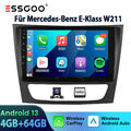 Android 13 Autoradio DAB+ Für Mercedes Benz E CLS-Klasse W211 W219 GPS KAM 4+64G