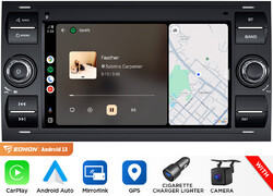CAM+FDX6 Autoradio 7" Android 13 GPS Navi CarPlay RDS WiFi für Ford Focus Galaxy