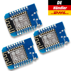 3x D1 ESP8266 Mini WLAN Board Mikrokontroller Wifi Modul Wemos Nodemcu Arduino