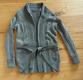 Joseph Janard Strickjacke Weste Mantel Marc Pullover Gr. S/M Grau Polo Gürtel