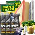 MANN INSPEKTIONSKIT+3x1L MANNOL 504 5W30 ÖL passend für VW POLO 6R SKODA FABIA 2