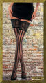 K1209218| sexy Marken-Body Stockings mit besonderem CHIC + breiter Spitze ~ OS