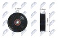Umlenk-/Führungsrolle Keilrippenriemen NTY RNK-RE-017 124,4mm für OPEL MOVANO 2