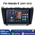 Android 13 Autoradio Für Mazda 6 GH GG 2007-2012 9"GPS Navi Carplay 6+128G BT5.0