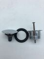 hansgrohe Push-Open Ablaufgarnitur für Waschbecken/Bidet, Chrom, Überlauf
