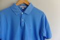 Vintage Burberry Burberrys 90er 80er Polo S/Ärmel Shirt XL grün Baumwolle England