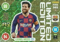 Panini Adrenalyn Karte XL FIFA 365 2021 Limited Edition Lionel Messi