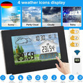 LCD Wetterstation mit Farbdisplay & Außensensor Empfangssignal Thermometer