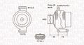 Lichtmaschine Generator Lima MAGNETI MARELLI 063731635010 für FORD MONDEO 3 B4Y