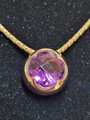 Wunderschöner Amethyst Anhänger  333 Gelbgold 8k  #12