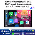 13.1" Android 13 Autoradio Carplay Für Fiat Ducato Citroen Jumper Peugeot Boxer