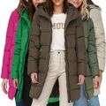 Only Damen Steppmantel Winterjacke Jacke Mantel Parka Steppjacke ONLDolly Long