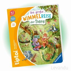 RAVENSBURGER tiptoi® Buch - Die große Wimmelreise der Tiere - Wimmelbuch