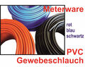 PVC Gewebeschlauch 5X1,5 rot / blau / schwarz  Druckluftschlauch Wasserschlauch 