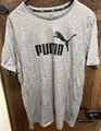 Puma ESS Logo Tee T-Shirt Herren medium gray heather - 586666-03