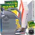 MANN INSPEKTIONSPAKET+1x5L ORIGINAL 5W40 MOTORÖL passend für SMART 453 RENAULT