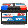 Autobatterie 12V 75Ah 700A BIG Silber Plus 30% PKW Batterie statt 70Ah 72Ah 74Ah