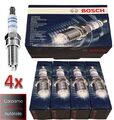 4 Bosch Zündkerze Doppelplatin Mercedes C209 W203 W204 W211 W212 R171 R172