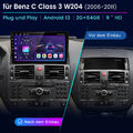 Android 13 Für Mercedes C Class W204 S204 2006 Carplay Autoradio GPS NAVI 2G+64G