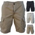 100% Baumwolle Shorts  Bermuda Cargo Pants  Casual Sommer Capri Kurze Hose