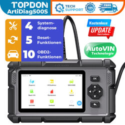 TOPDON AD500S Profi Auto KFZ Diagnosegerät OBD2 Scanner 4 System ABS SRS BMS DPF