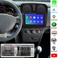 Android 13 Für Renault Dacia Logan 2 Sandero 9" Autoradio GPS NAVIGATION WIFI FM