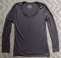 Primark Slouchy Top T-Shirt XS / 34 / 36 schwarz Langarm shirt Longsleeve Damen