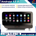 10.25" Android 12.0 Autoradio GPS Für Audi Q5 DAB+Wifi BT5.0 DSP CarPlay 8-Kern