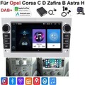 DAB+ Für Opel Corsa C/D Zafira B Astra G H Android14 Apple carplay Autoradio GPS