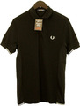 FRED PERRY KLEINES SCHWARZES POLOSHIRT HERREN