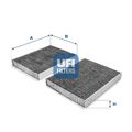 UFI Filter, Innenraumluft 54.231.00 für ALPINA BMW ROLLS-ROYCE