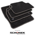 SCHÖNEK Veloursmatten Textilmatten Fußmatten für FORD MONDEO III MK3 4-teilig